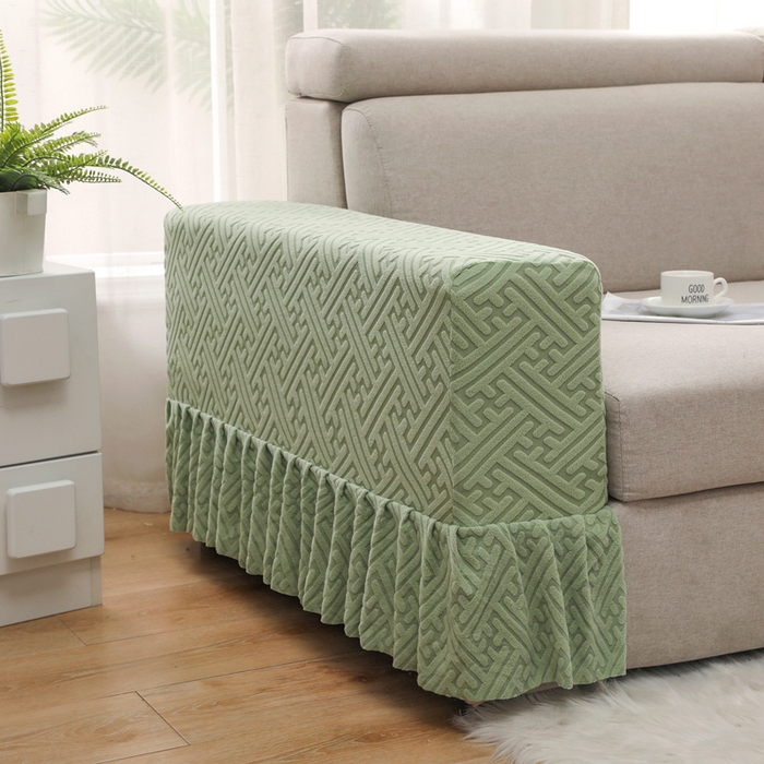 91家纺网 家纺一手货源 找家纺 千彤沙发垫 2024新款沙发扶手套-清韵系列 清韵-浅绿