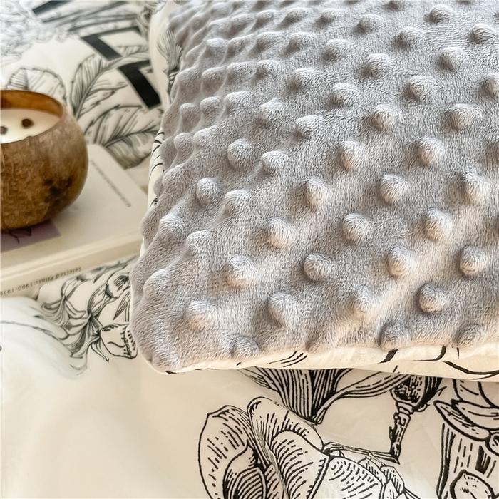 91家纺网 家纺一手货源 找家纺 （总）佰亿莱 2024新款豆豆绒四件套