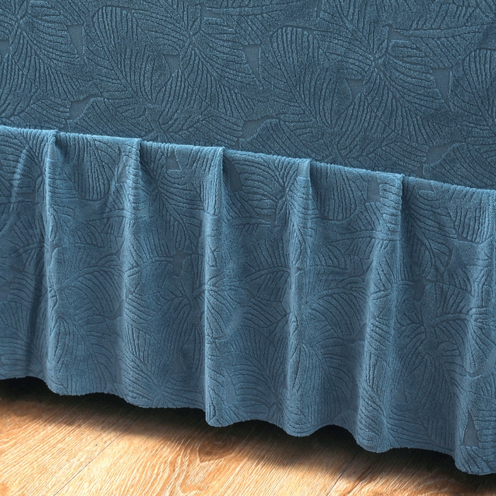 91家纺网 家纺一手货源 找家纺 千彤沙发垫 2024新款沙发扶手套-小树叶系列 小树叶-水蓝