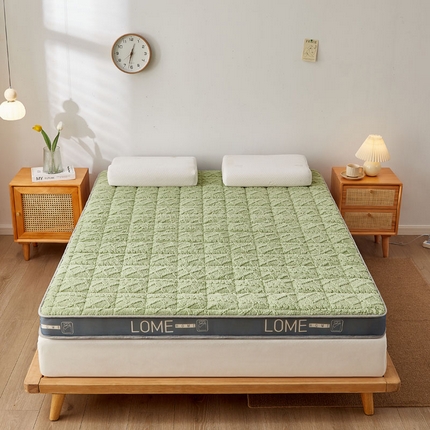 91家纺网 家纺一手货源 找家纺 （总）暖季家纺2025新款 双边立体款 塔芙绒绒床垫  