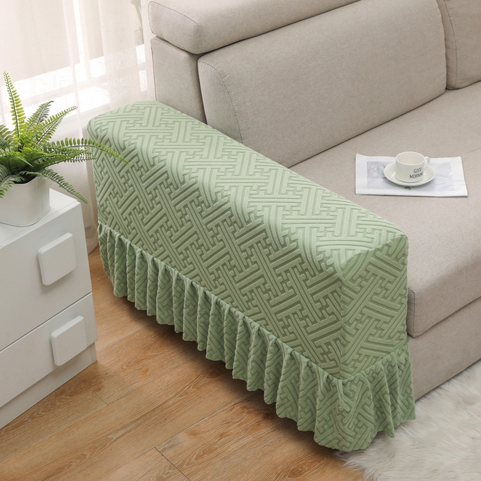 91家纺网 家纺一手货源 找家纺 千彤沙发垫 2024新款沙发扶手套-清韵系列 清韵-浅绿