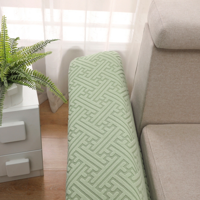 91家纺网 家纺一手货源 找家纺 千彤沙发垫 2024新款沙发扶手套-清韵系列 清韵-浅绿