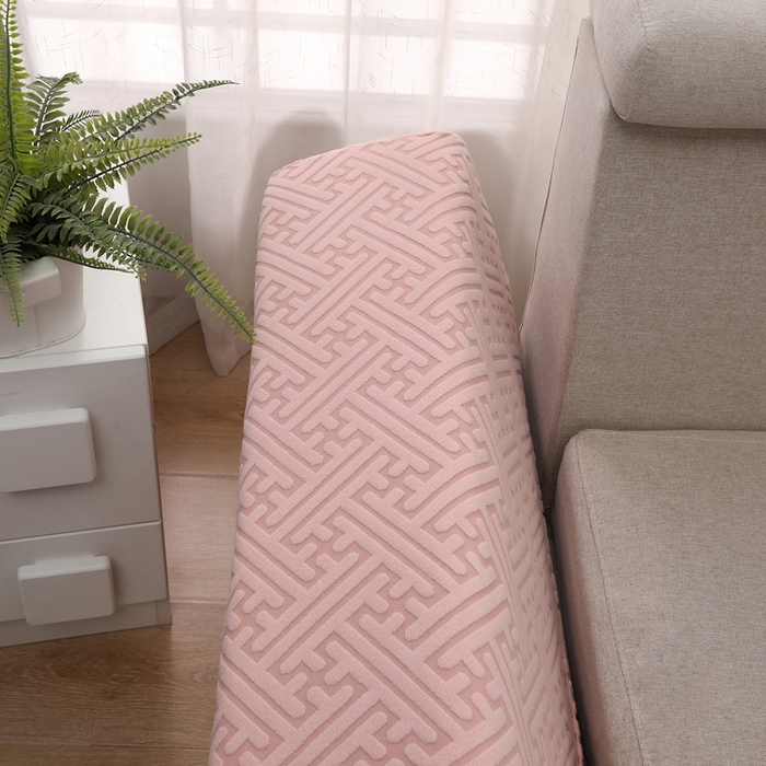 91家纺网 家纺一手货源 找家纺 千彤沙发垫 2024新款沙发扶手套-清韵系列 清韵-藕粉