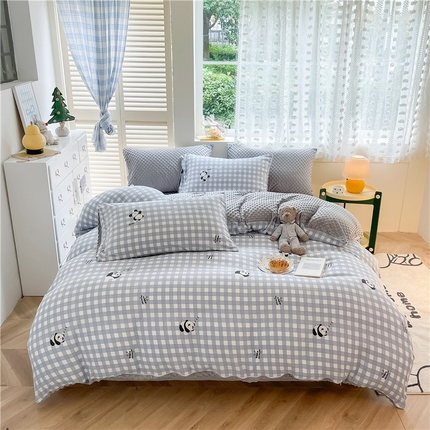 91家纺网 家纺一手货源 找家纺 （总）佰亿莱 2024新款豆豆绒四件套