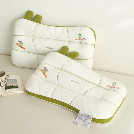 91家纺网 家纺一手货源 找家纺 （总）微枕芯 2024新款RABBITS儿童护脊分区定型枕枕头枕芯