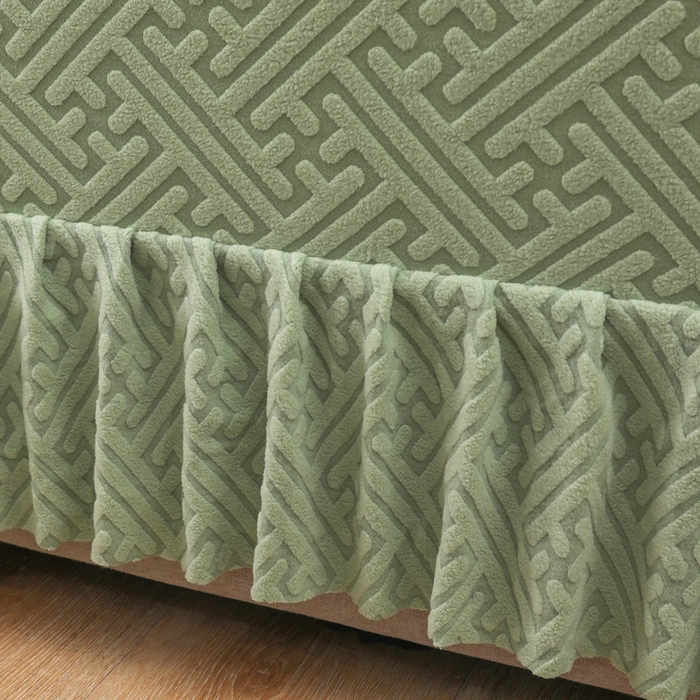 91家纺网 家纺一手货源 找家纺 千彤沙发垫 2024新款沙发扶手套-清韵系列 清韵-浅绿