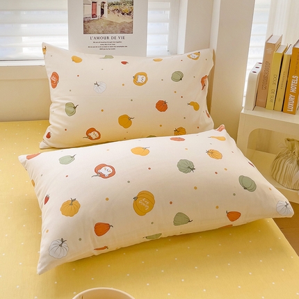 91家纺网 家纺一手货源 找家纺 （总）卡普家居 2025新款法式全棉小香风碎花单枕套-实景拍摄