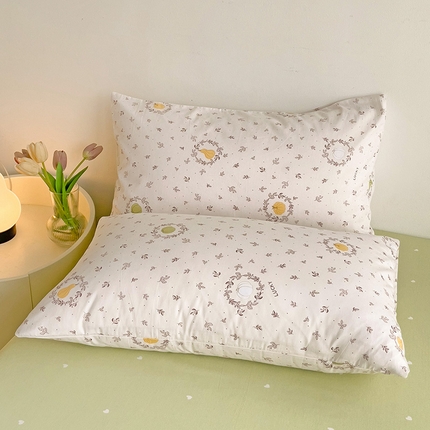 91家纺网 家纺一手货源 找家纺 卡普家居 2025新款法式全棉小香风碎花单枕套-小红书拍摄 南瓜联盟