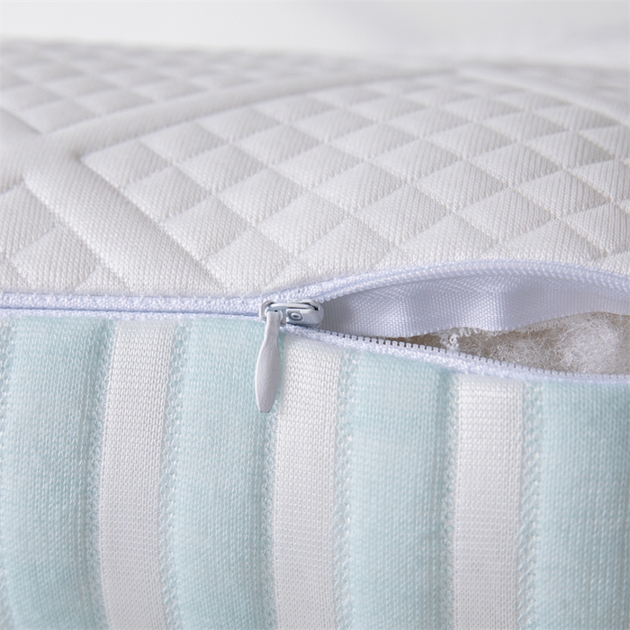 91家纺网 家纺一手货源 找家纺 大熊枕芯 2024新款情侣款刺绣牵引枕枕头枕芯 蓝色高枕一对