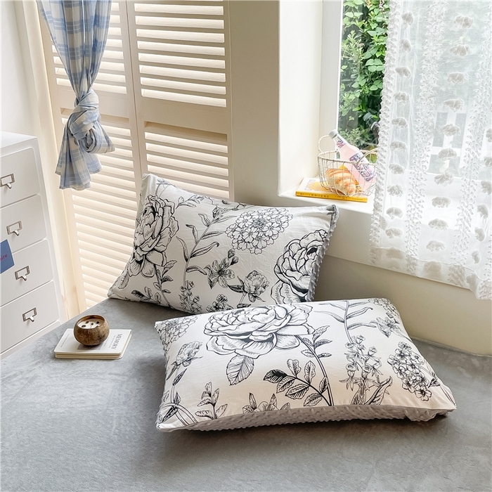 91家纺网 家纺一手货源 找家纺 （总）佰亿莱 2024新款豆豆绒四件套