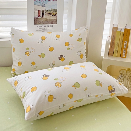 91家纺网 家纺一手货源 找家纺 （总）卡普家居 2025新款法式全棉小香风碎花单枕套-实景拍摄