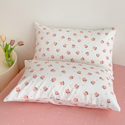 91家纺网 家纺一手货源 找家纺 （总）卡普家居 2025新款法式全棉小香风碎花单枕套-小红书拍摄