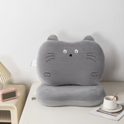 91家纺网 家纺一手货源 找家纺 （总）麦肯锡 2024新款舒柔卡通猫肚枕枕头枕芯