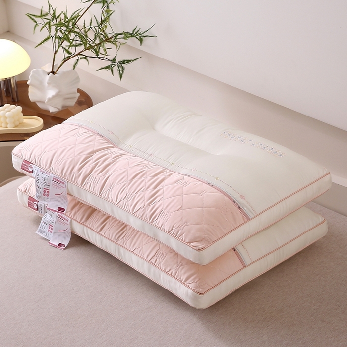 91家纺网 家纺一手货源 找家纺 （总）赛格时代家居 2024新款定型护颈舒适枕枕头枕芯- 双拼色