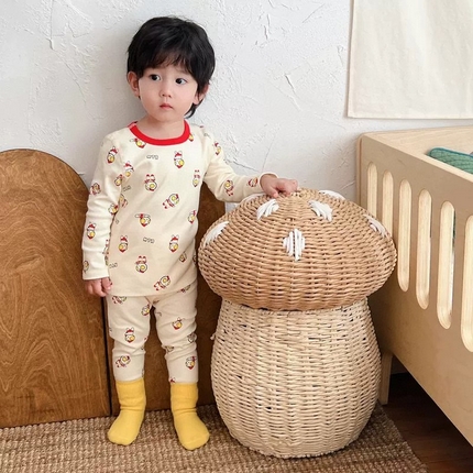 91家纺网 家纺一手货源 找家纺 （总）2024新款儿童秋衣秋裤