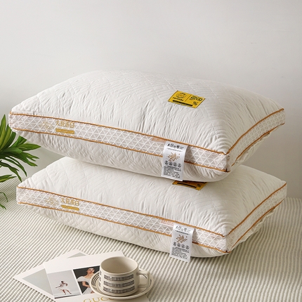 （总）万聚凯枕芯 2024新款大豆蛋白纤维枕立体网边枕头护颈椎助睡眠酒店枕芯/只