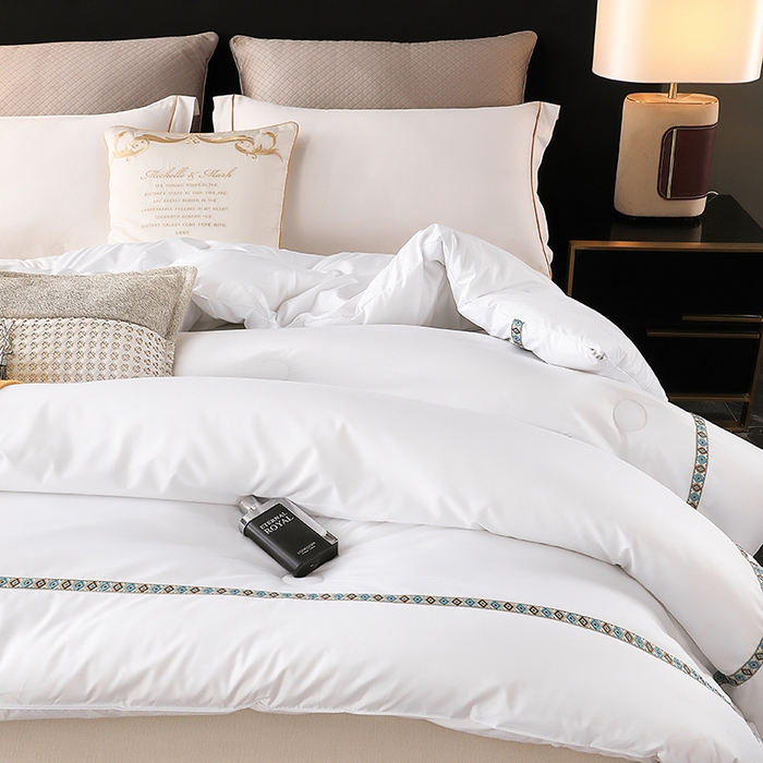 91家纺网 家纺一手货源 找家纺 （总）啊雅家居 2025年新款小织带酒店民宿被芯