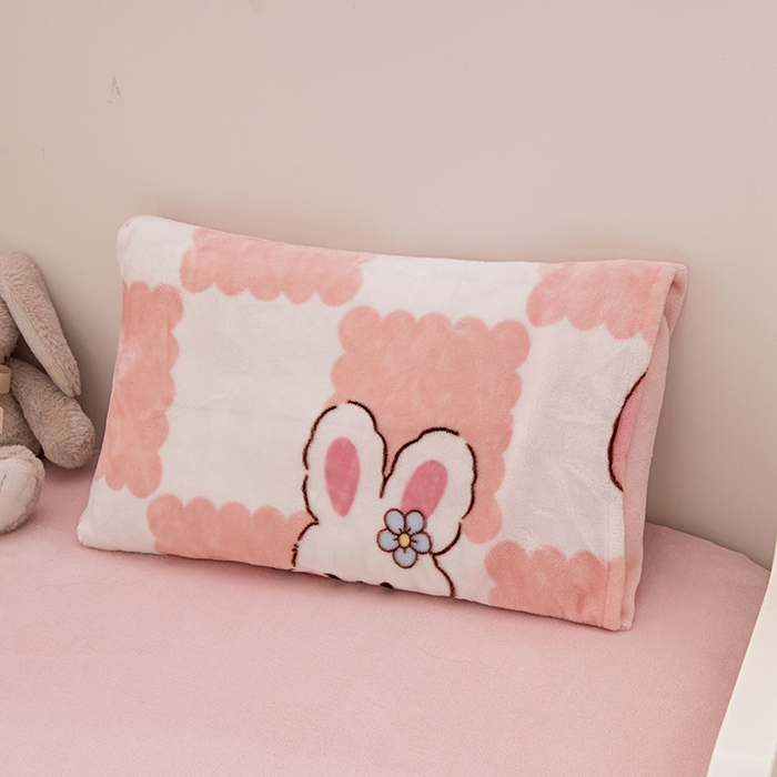 91家纺网 家纺一手货源 找家纺 （总）萌宝家纺 2024新款幼儿园牛奶绒被套大豆被芯可拆洗被子