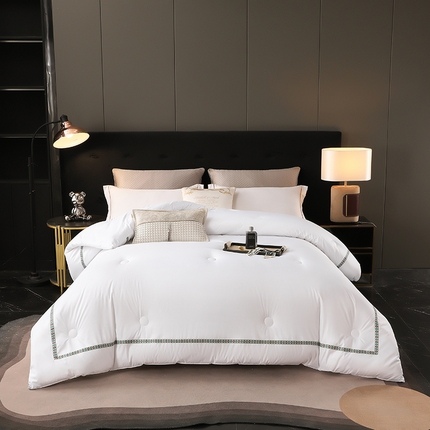 91家纺网 家纺一手货源 找家纺 （总）啊雅家居 2025年新款小织带酒店民宿被芯