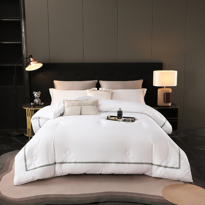 91家纺网 家纺一手货源 找家纺 （总）啊雅家居 2025年新款小织带酒店民宿被芯