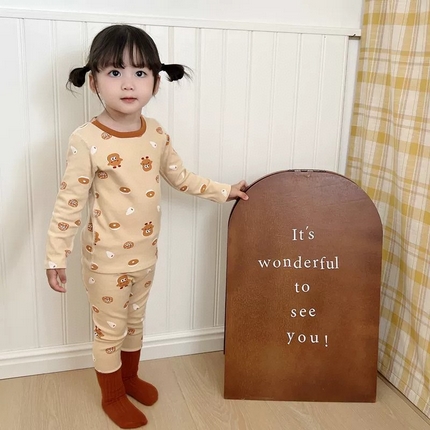 91家纺网 家纺一手货源 找家纺 （总）2024新款儿童秋衣秋裤