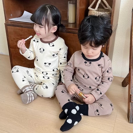 91家纺网 家纺一手货源 找家纺 （总）2024新款儿童秋衣秋裤