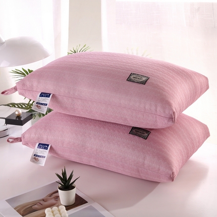 91家纺网 家纺一手货源 找家纺 （总）2024新款亲肤针织棉麦穗枕芯高回弹耐用不变形护颈枕针织麻花枕头枕芯/只