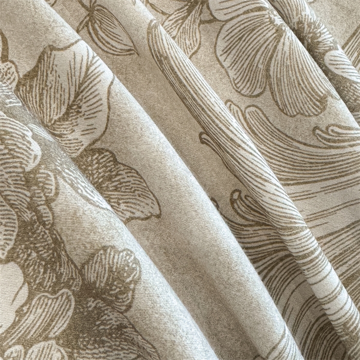 91家纺网 家纺一手货源 找家纺 安妮家居 2024新款A类全棉陶瓷数码印花四件套 和风-黄