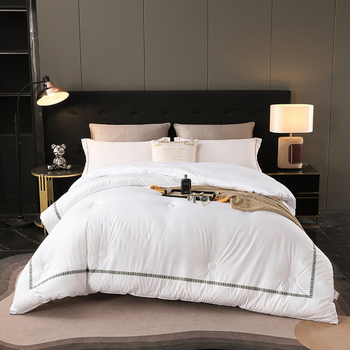 91家纺网 家纺一手货源 找家纺 （总）啊雅家居 2025年新款小织带酒店民宿被芯