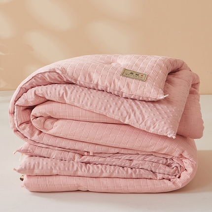 91家纺网 家纺一手货源 找家纺 （总）金喜 2025爆款AB版纤维被5D立体饼干花豆豆被春秋被冬被四季通用被