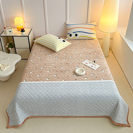 91家纺网 家纺一手货源 找家纺 （总）2025新款高克重牛奶绒印花单床盖