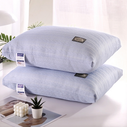 91家纺网 家纺一手货源 找家纺 （总）2024新款亲肤针织棉麦穗枕芯高回弹耐用不变形护颈枕针织麻花枕头枕芯/只