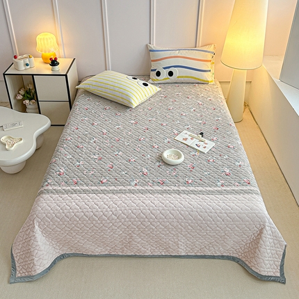 91家纺网 家纺一手货源 找家纺 （总）2025新款高克重牛奶绒印花单床盖