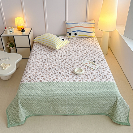 91家纺网 家纺一手货源 找家纺 （总）2025新款高克重牛奶绒印花单床盖