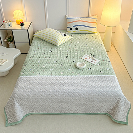 91家纺网 家纺一手货源 找家纺 （总）2025新款高克重牛奶绒印花单床盖