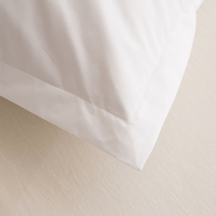 91家纺网 家纺一手货源 找家纺 茗婷家纺 2025新款供跨境外贸亚马逊纯色防水枕套外贸尺寸 米白