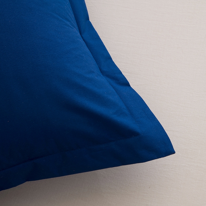 91家纺网 家纺一手货源 找家纺 茗婷家纺 2025新款供跨境外贸亚马逊纯色防水枕套外贸尺寸 深蓝