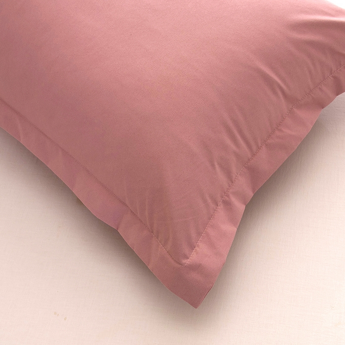 91家纺网 家纺一手货源 找家纺 茗婷家纺 2025新款供跨境外贸亚马逊纯色防水枕套外贸尺寸 豆沙