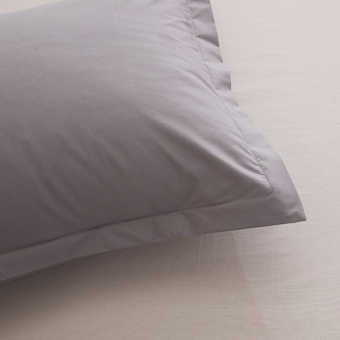 91家纺网 家纺一手货源 找家纺 茗婷家纺 2025新款供跨境外贸亚马逊纯色防水枕套外贸尺寸 浅灰