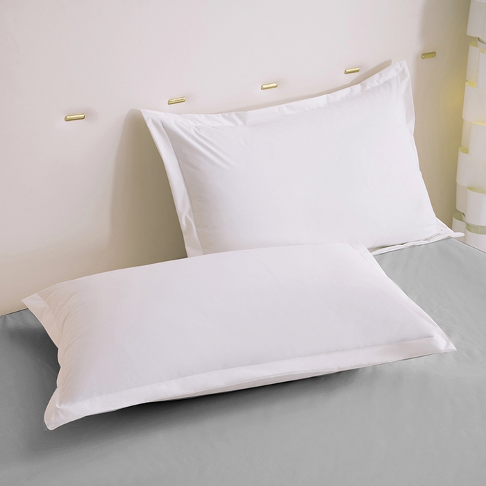 91家纺网 家纺一手货源 找家纺 茗婷家纺 2025新款供跨境外贸亚马逊纯色防水枕套外贸尺寸 纯白