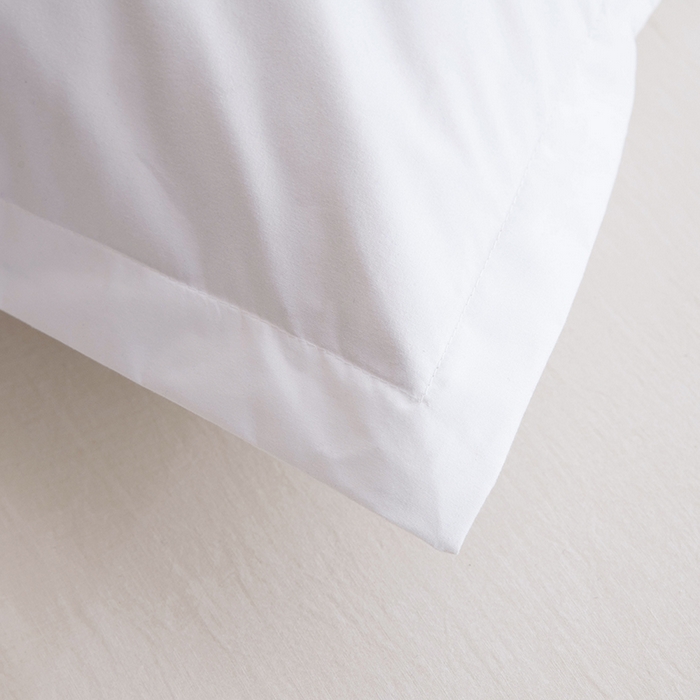 91家纺网 家纺一手货源 找家纺 茗婷家纺 2025新款供跨境外贸亚马逊纯色防水枕套外贸尺寸 纯白