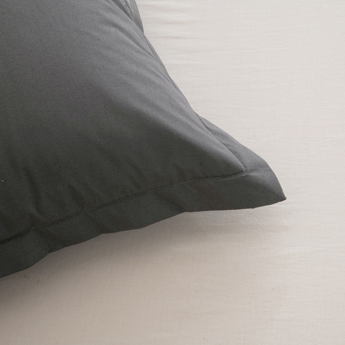 91家纺网 家纺一手货源 找家纺 茗婷家纺 2025新款供跨境外贸亚马逊纯色防水枕套外贸尺寸 深灰