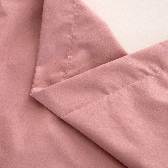 91家纺网 家纺一手货源 找家纺 茗婷家纺 2025新款供跨境外贸亚马逊纯色防水枕套外贸尺寸 豆沙