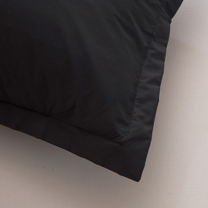 91家纺网 家纺一手货源 找家纺 茗婷家纺 2025新款供跨境外贸亚马逊纯色防水枕套外贸尺寸 黑