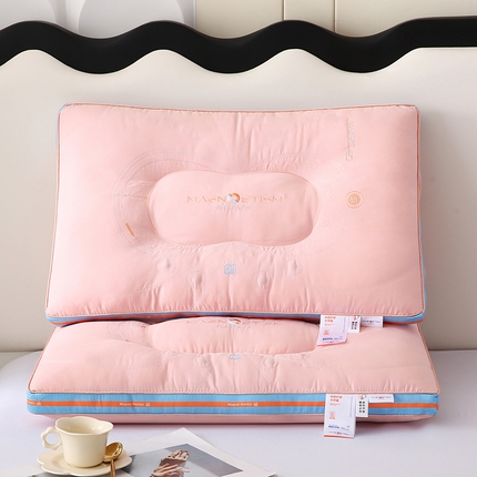 91家纺网 家纺一手货源 找家纺 （总）浩宇家纺 2025新款枕芯磁疗枕头区间定位护颈枕舒适助眠枕头芯