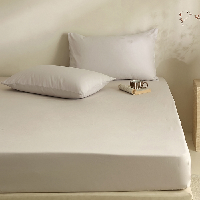 91家纺网 家纺一手货源 找家纺 轩和家居 2024新款50S长绒棉磨毛单枕套 燕麦色