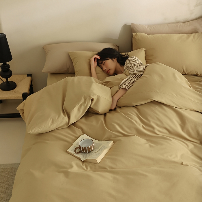 91家纺网 家纺一手货源 找家纺 轩和家居 2024新款50S长绒棉磨毛单被套 田园风光