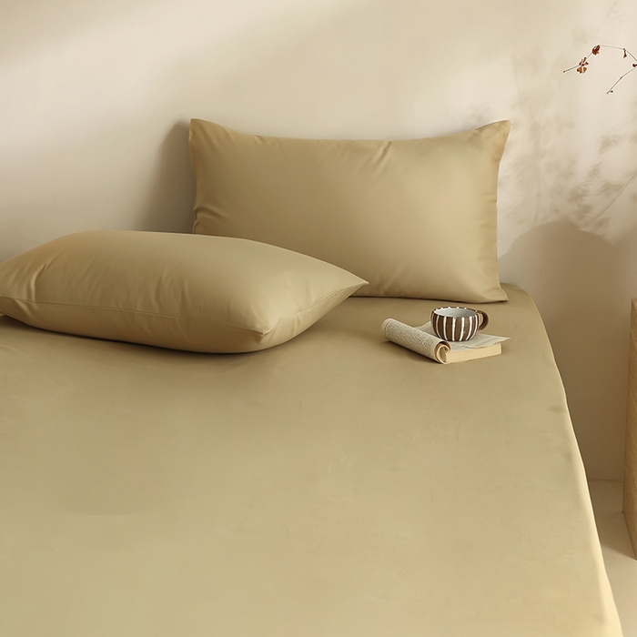 91家纺网 家纺一手货源 找家纺 轩和家居 2024新款50S长绒棉磨毛单枕套 田园风光