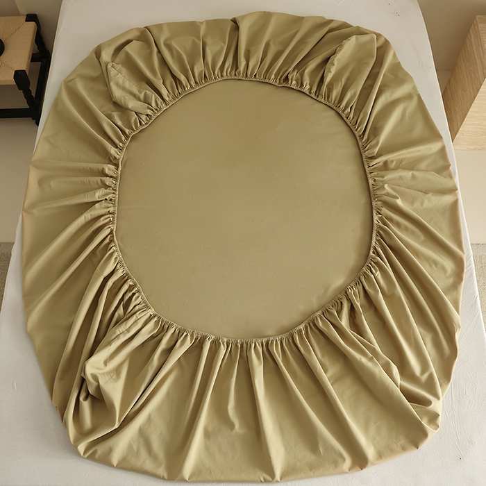 91家纺网 家纺一手货源 找家纺 轩和家居 2024新款50S长绒棉磨毛单床笠 田园风光