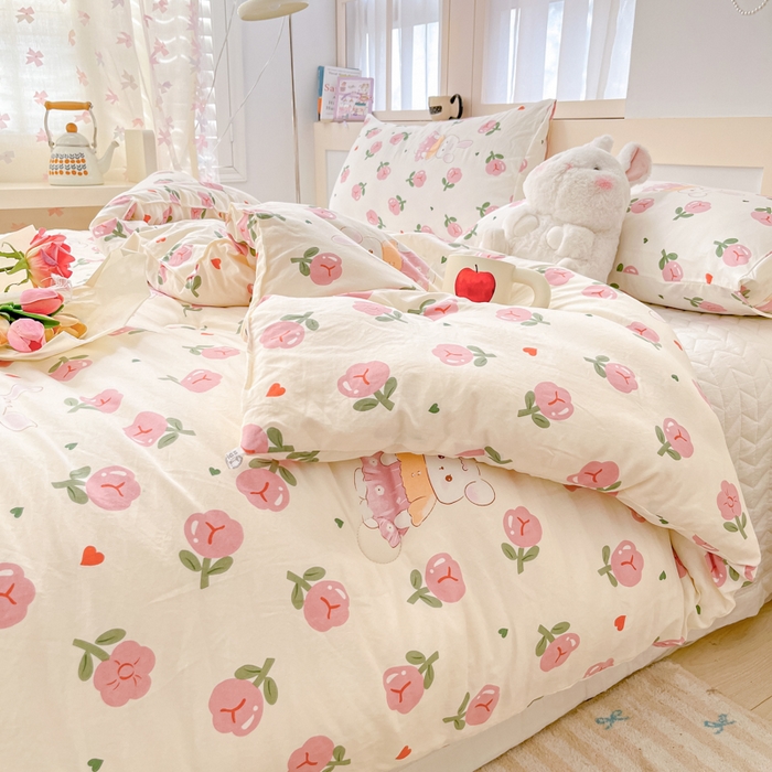 91家纺网 家纺一手货源 找家纺 星巴k家纺 2024糯糯棉A类大豆蛋白纤维加厚保暖双层纱冬被水洗棉冬被大豆被 曼塔玫瑰